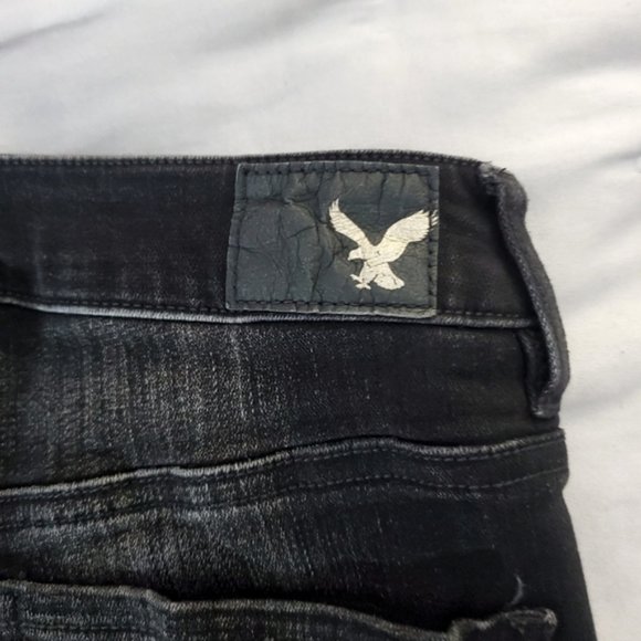 American Eagle Outfitters- Hi-Rise Jegging Super-Super Stretch-Black - Picture 6 of 16